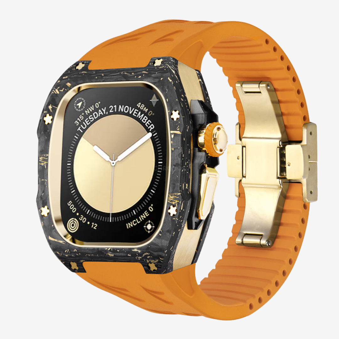 RM7006 Carbon Fiber Case Retrofit Kit For Apple Watch Ultra - Watch Case