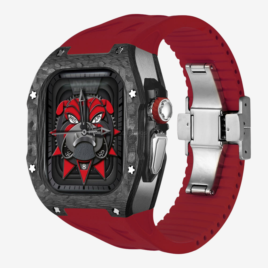 RM7006 Carbon Fiber Case Retrofit Kit For Apple Watch Ultra - Watch Case
