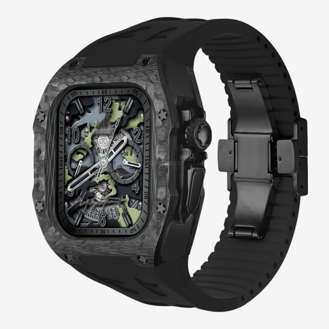 RM7006 Carbon Fiber Case Retrofit Kit For Apple Watch Ultra - Watch Case