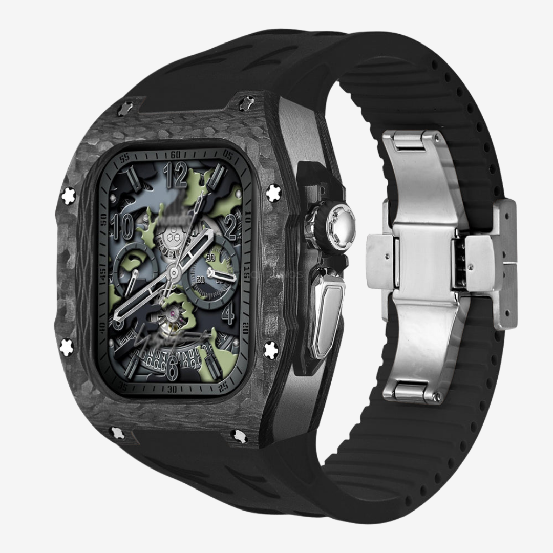 RM7006 Carbon Fiber Case Retrofit Kit For Apple Watch Ultra - Watch Case