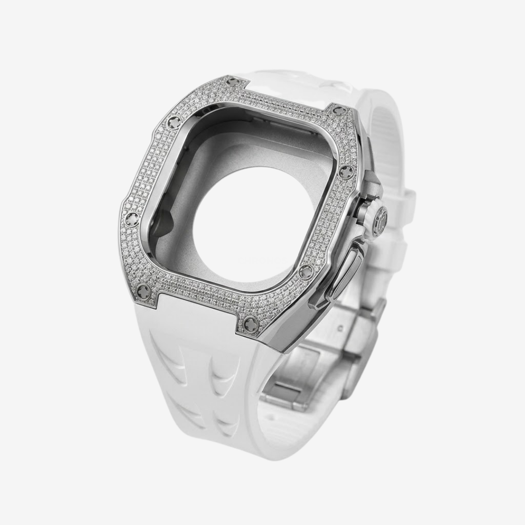 RM7006 Titanium 5A Zircon Case Retrofit Kit For Apple Watch Ultra - Watch Case