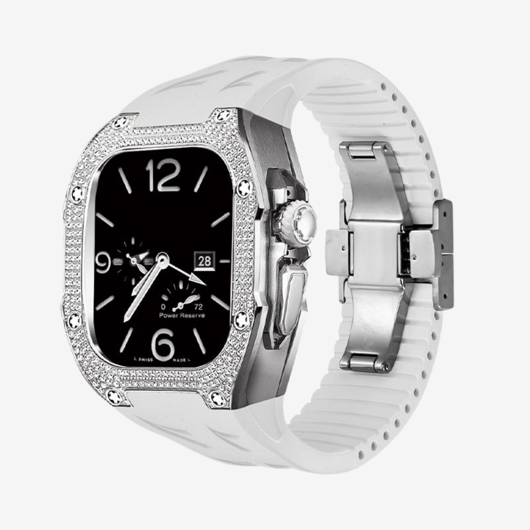 RM7006 Titanium 5A Zircon Case Retrofit Kit For Apple Watch Ultra - Watch Case