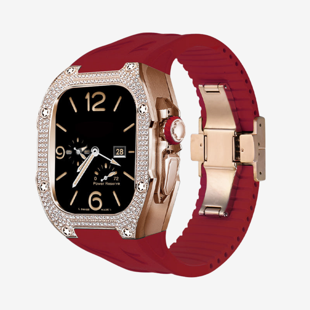 RM7006 Titanium 5A Zircon Case Retrofit Kit For Apple Watch Ultra - Watch Case