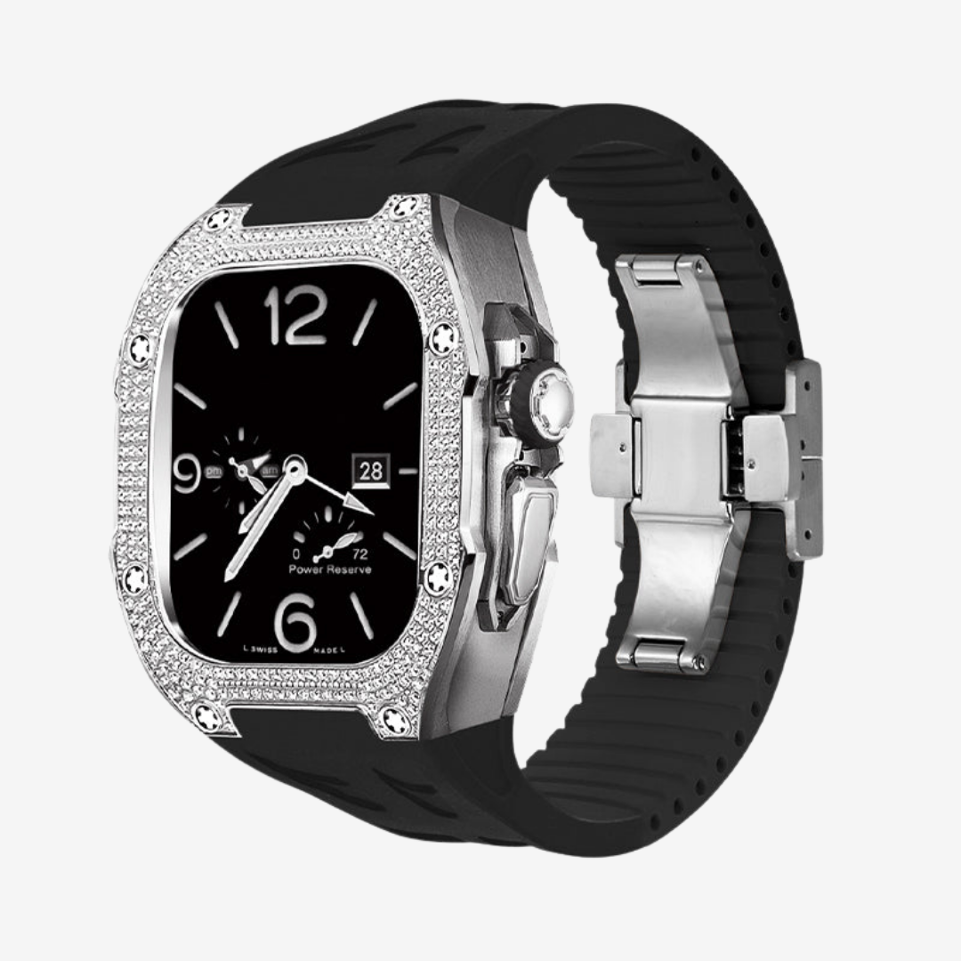 RM7006 Titanium 5A Zircon Case Retrofit Kit For Apple Watch Ultra - Watch Case
