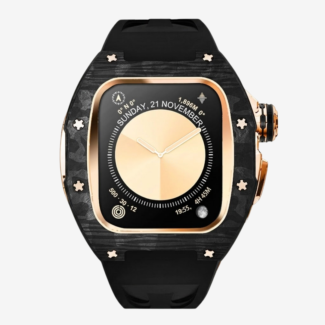 RM7013 Carbon Fiber Case Retrofit Kit For Apple Watch - Watch Case