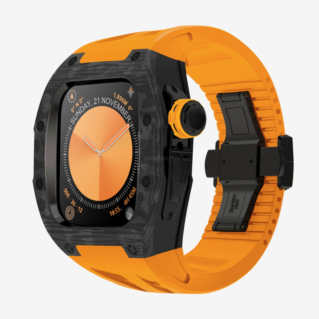 RM7013 Carbon Fiber Case Retrofit Kit For Apple Watch - Watch Case