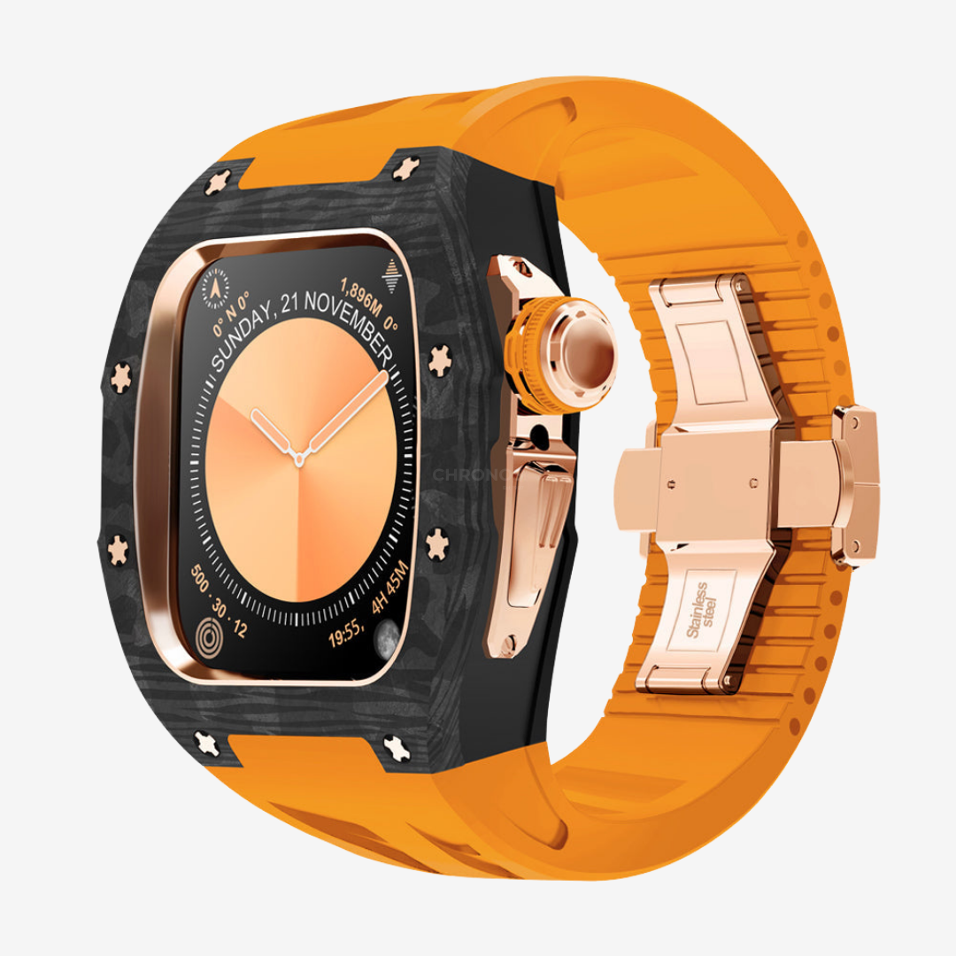 RM7013 Carbon Fiber Case Retrofit Kit For Apple Watch - Watch Case