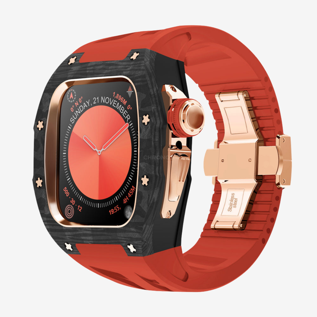 RM7013 Carbon Fiber Case Retrofit Kit For Apple Watch - Watch Case