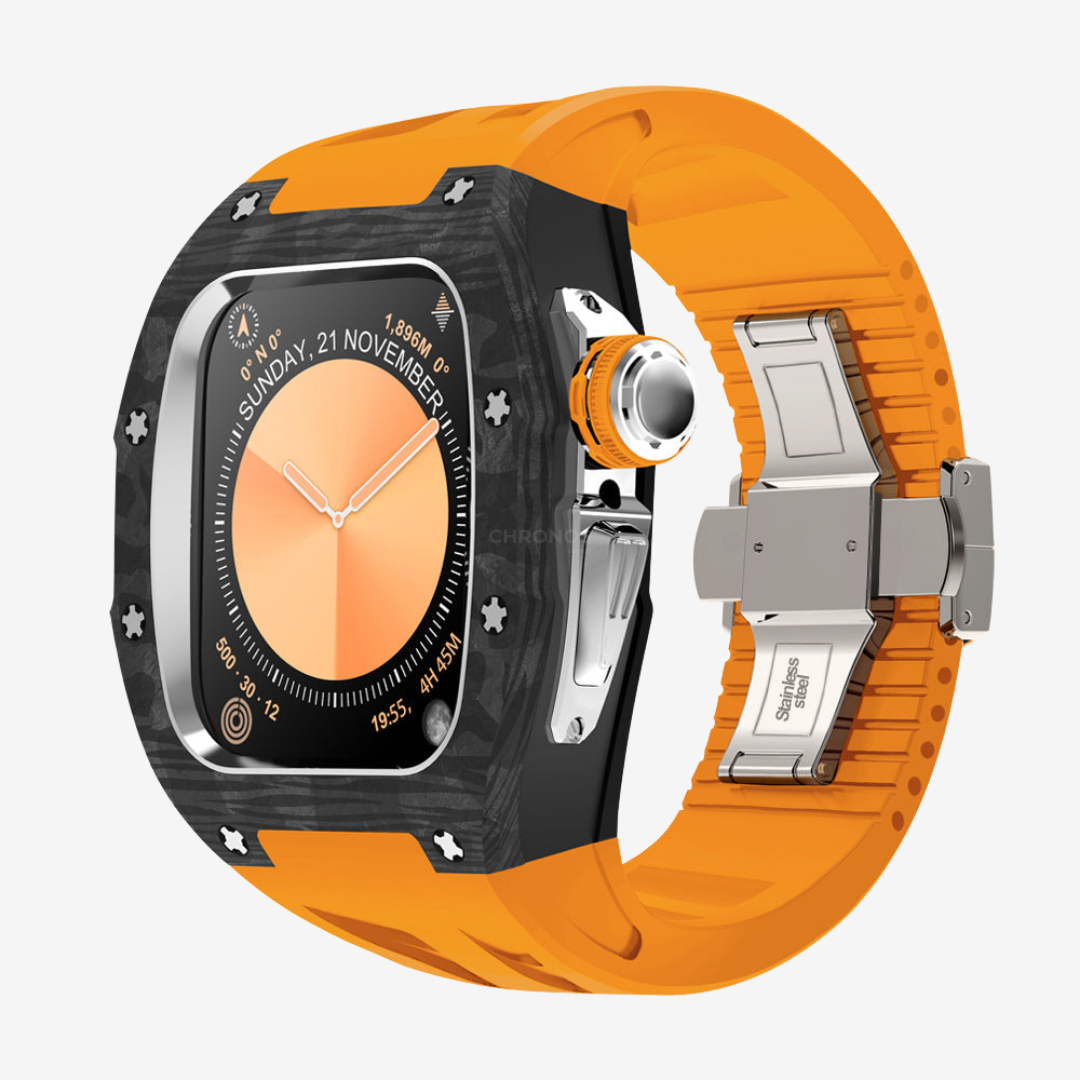 RM7013 Carbon Fiber Case Retrofit Kit For Apple Watch - Watch Case