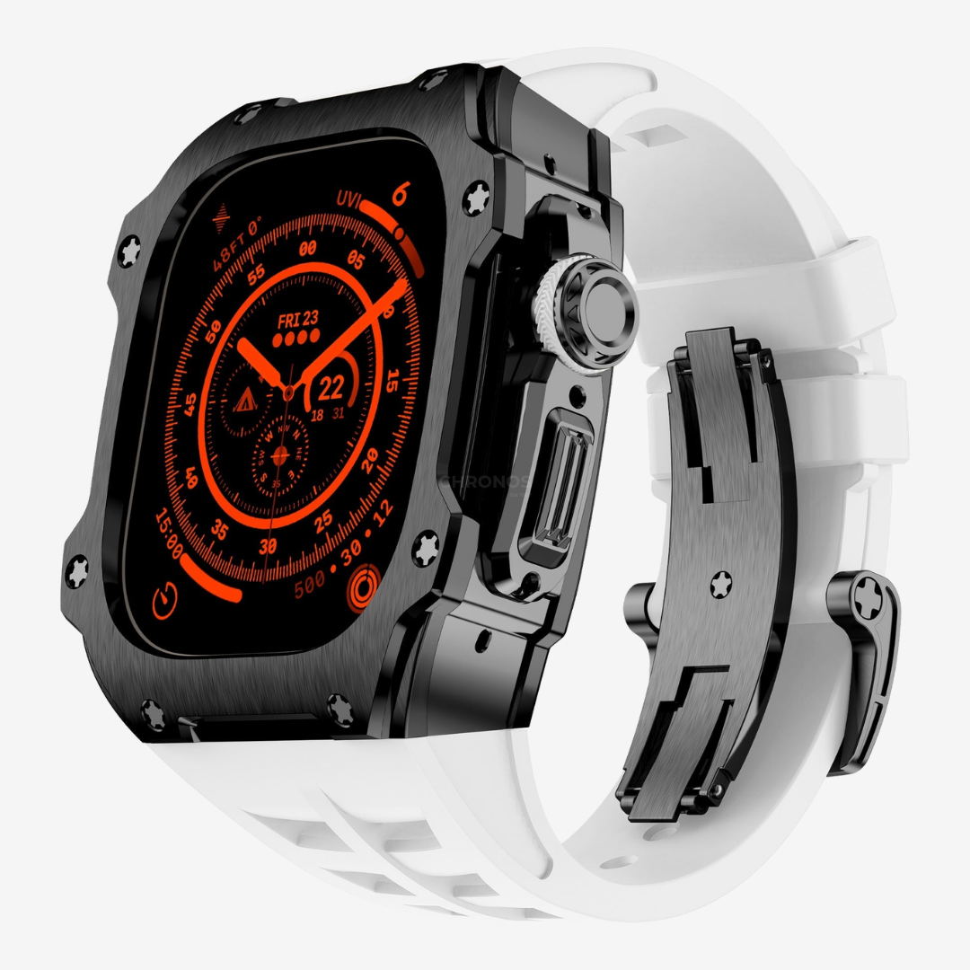 RM7015 Series - Dark Vanguard Stainless steel Apple Watch Ultra Case - Watch Case