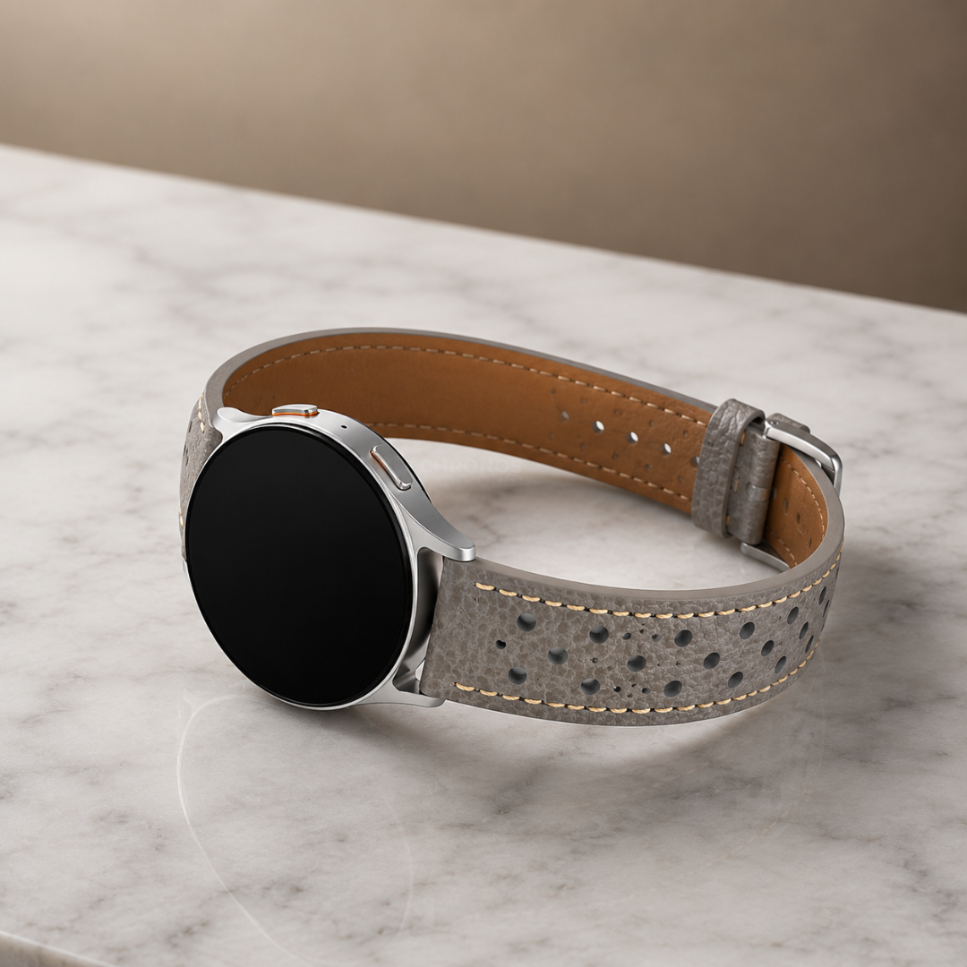 Samsung Galaxy Watch Watch Band - Zephyr Leather Strap - Watch Band