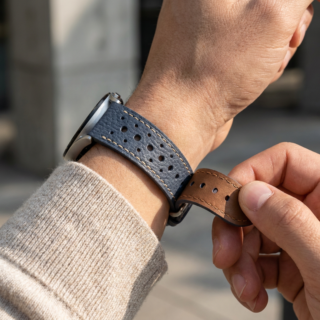 Samsung Gear Watch Band - Zephyr Leather Strap - Watch Band
