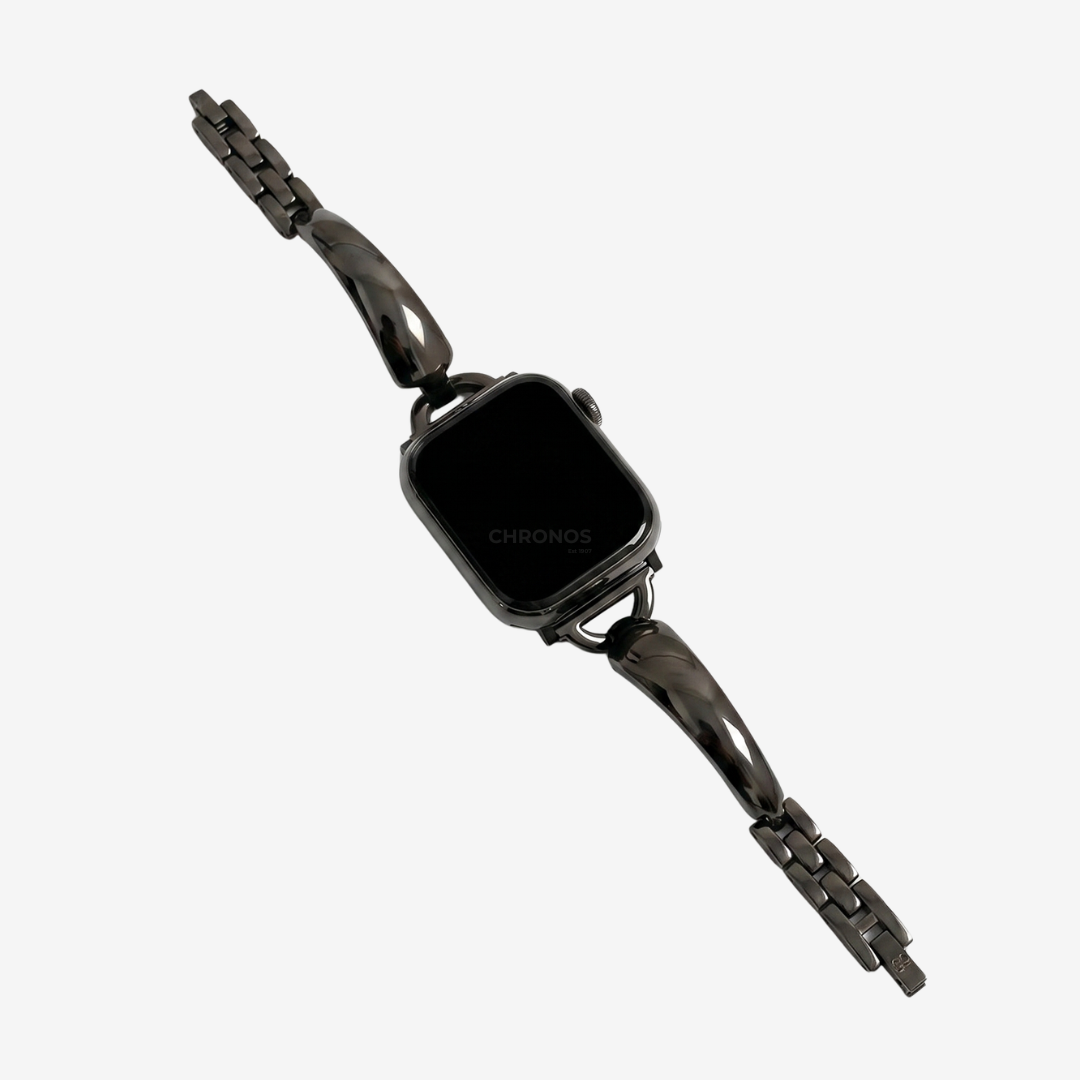 Simple Metal Bracelet For Apple Watch - Black / 44mm/45mm/46mm/49mm - Watch Band