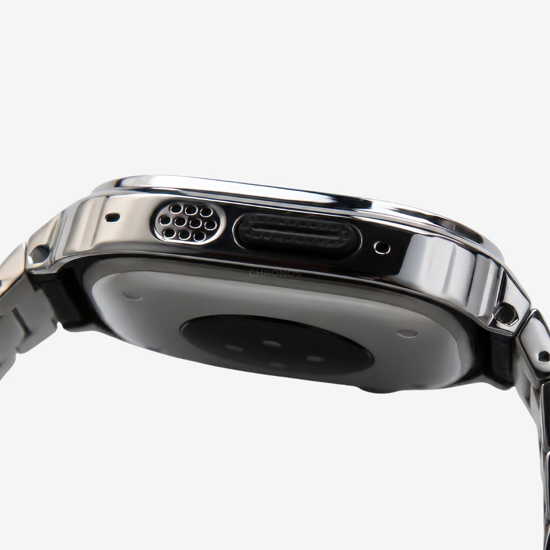 Stainless Steel Band With Case For Apple Watch - Watch Case