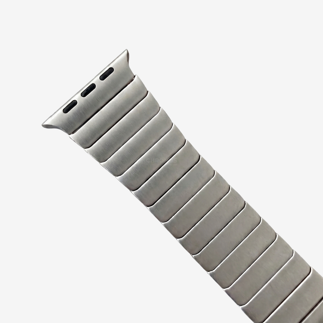 Stainless Steel Butterfly Buckle Band For Apple Watch - Watch Band