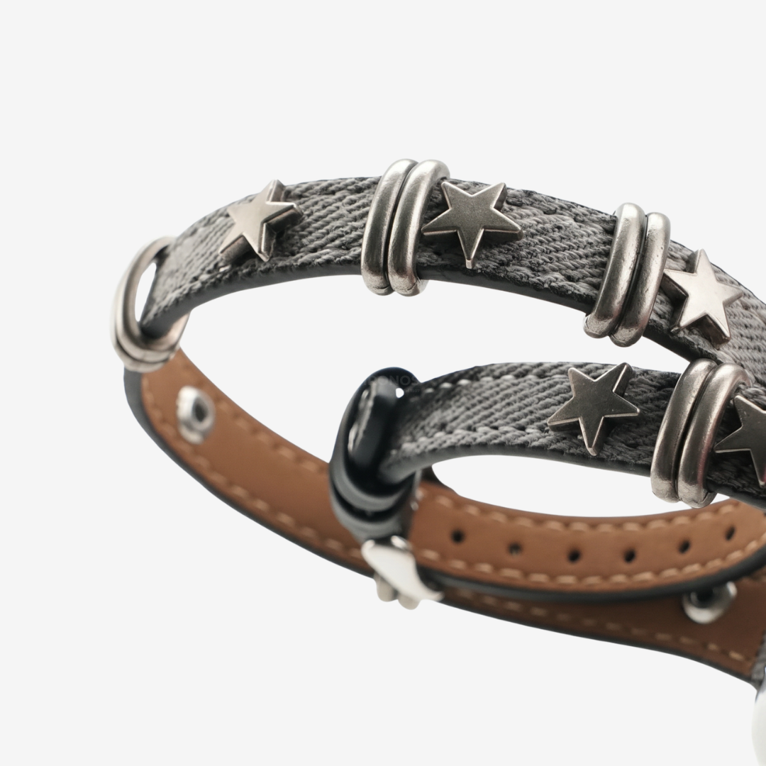 Starlight Rivet Leather Apple Watch Band - Watch Band