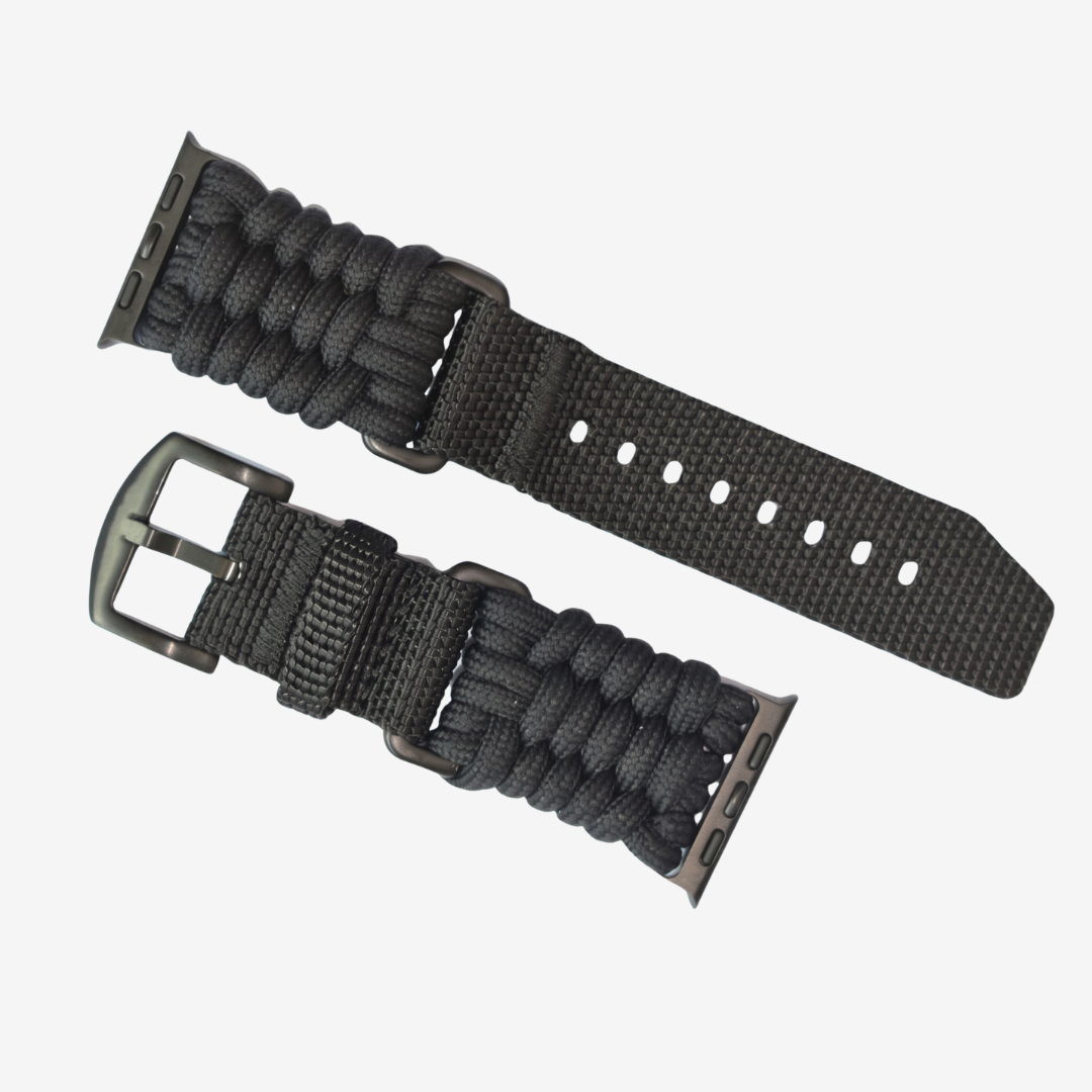 Survival Band For Apple Watch - Black / 46mm/45mm/44mm - Watch Band