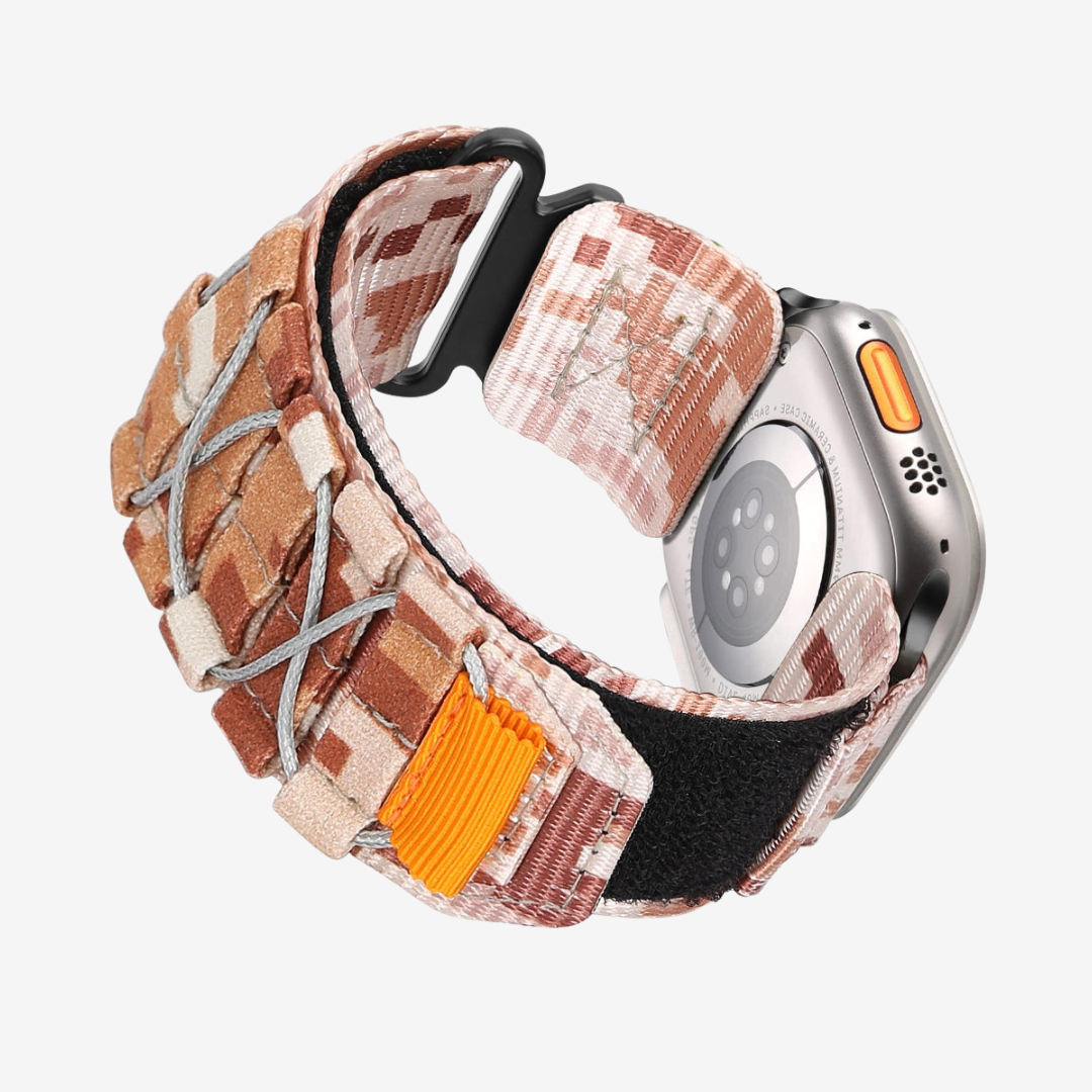 Tactical Nylon Band For Apple Watch - Digital Camouflage / 40mm/41mm/42mm - Watch Band