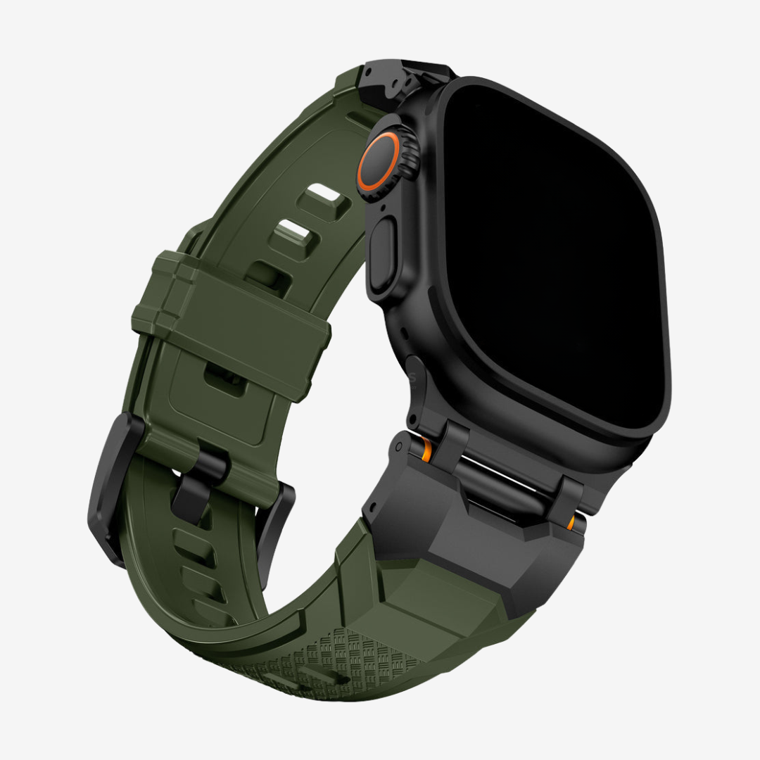 The Airfoil Band - Green-Black Adapter / 46mm/45mm/44mm - Watch Band