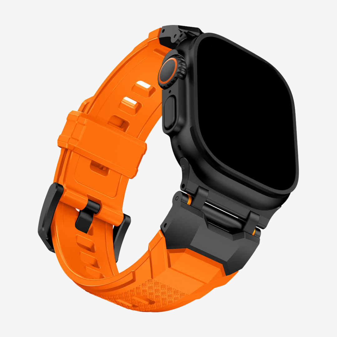 The Airfoil Band - Orange-Black Adapter / 46mm/45mm/44mm - Watch Band