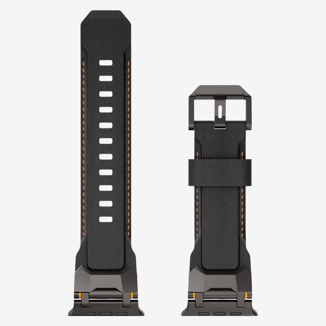 The Airfoil - Black-Black Adapter / 46mm/45mm/44mm - Watch Band
