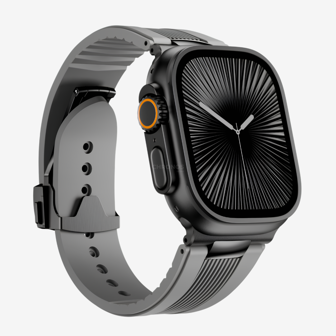 The Apex Ridge - Gray-Black Buckle / 46mm/45mm/44mm - Watch Band