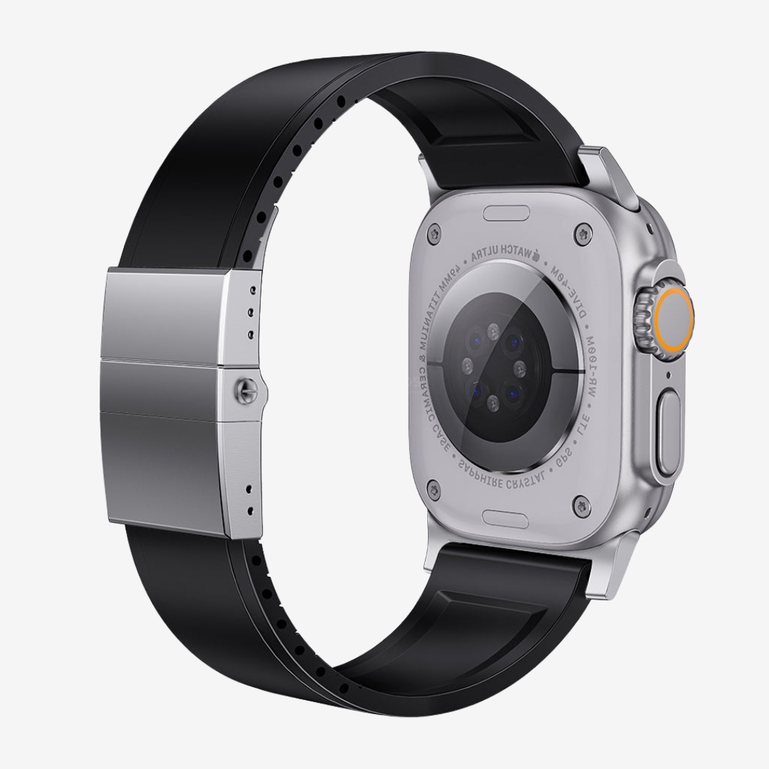 The Shark, Fine Watchmaking Grade FKM Apple Watch Band - Watch Band