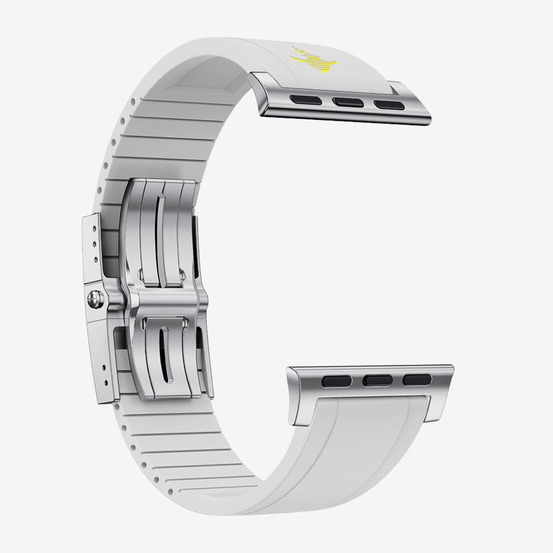 The Shark, Fine Watchmaking Grade FKM Apple Watch Band - Watch Band