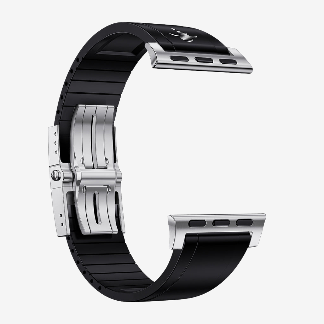 The Shark, Fine Watchmaking Grade FKM Apple Watch Band - Watch Band