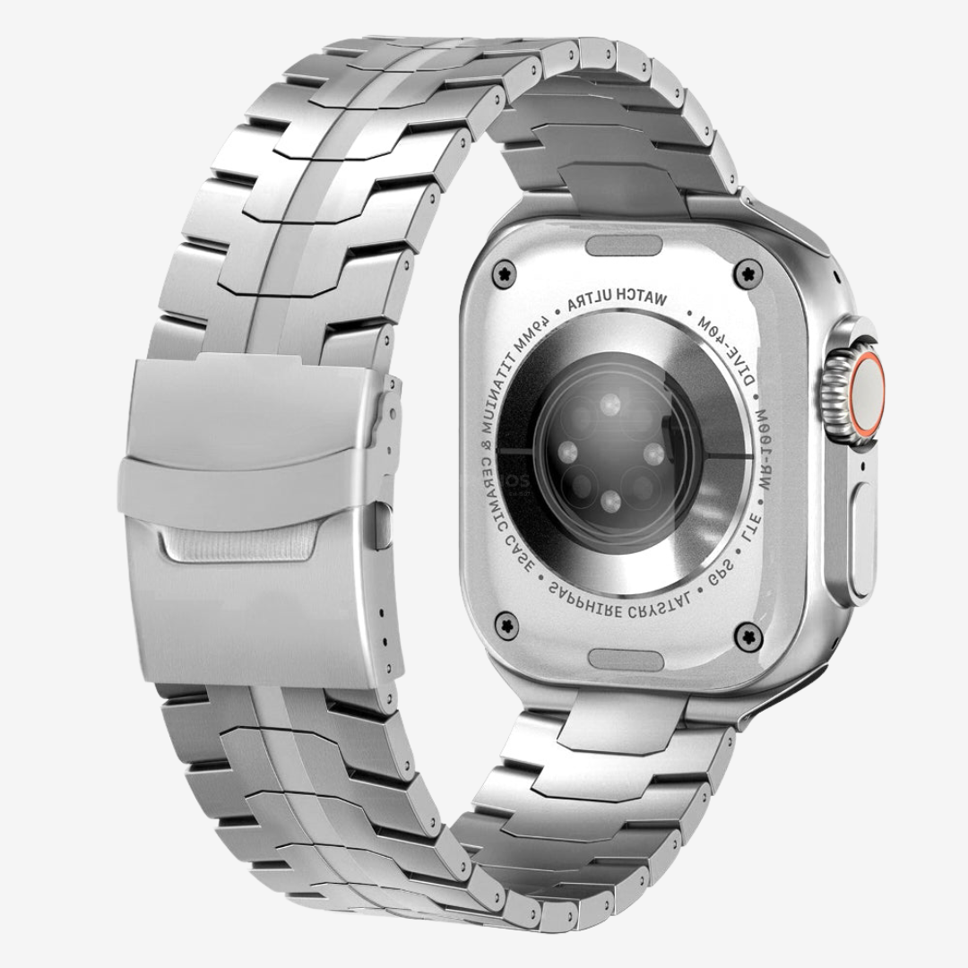Titanium Band For Apple Watch - Silver / 40mm/41mm/42mm - Watch Band