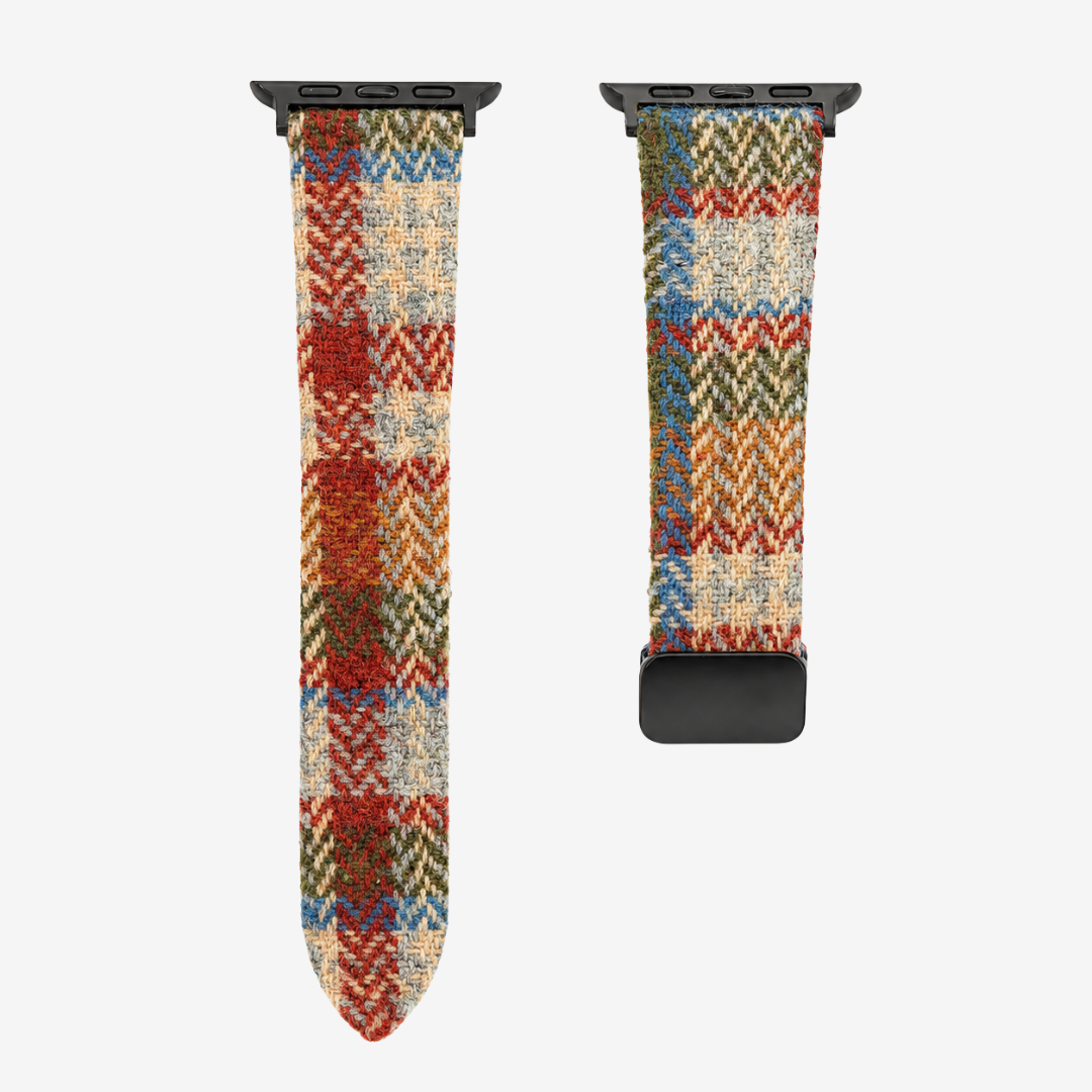 Tweed Apple Watch Strap - Maple Leaf Red / 42mm/41mm/40mm - Watch Band