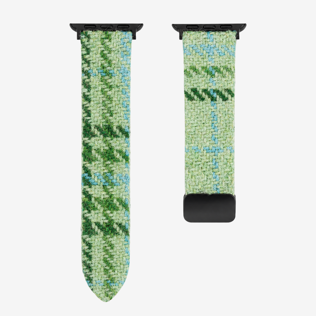 Tweed Apple Watch Strap - Wa Song Green / 42mm/41mm/40mm - Watch Band