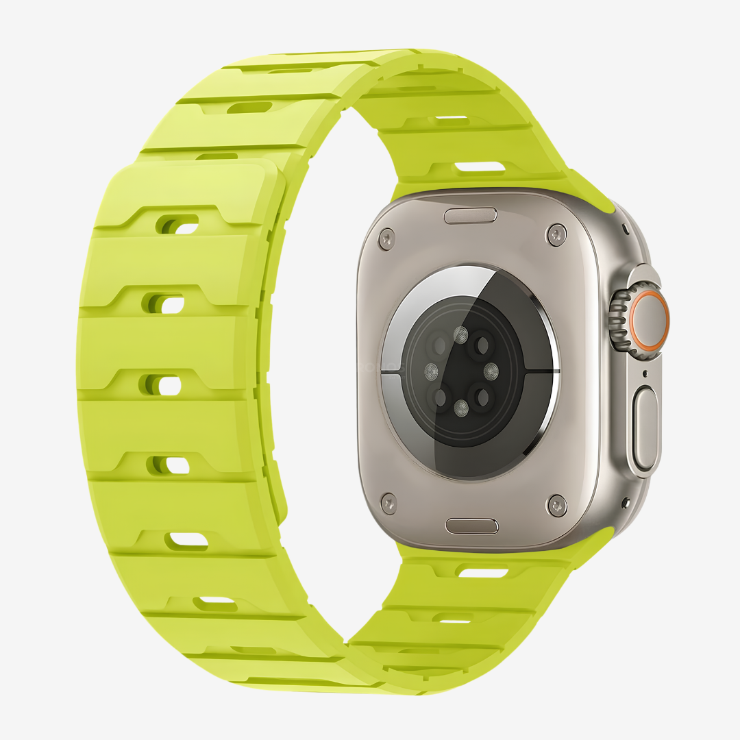 Ventilated Magnetic Band For Apple Watch - Fluorescent green / 42mm/41mm/40mm - Watch Band