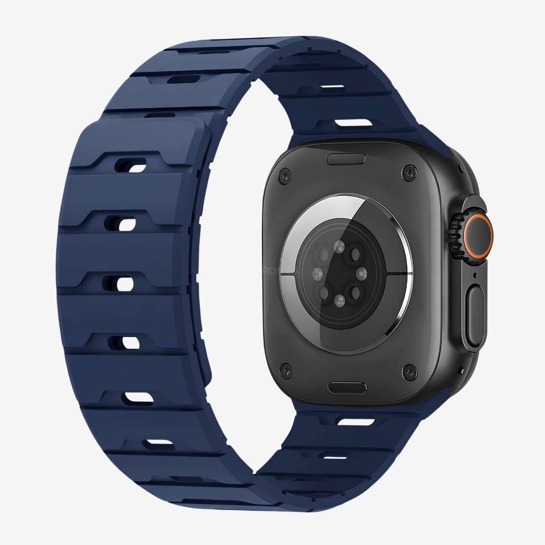 Ventilated Magnetic Band For Apple Watch - Navy Blue / 42mm/41mm/40mm - Watch Band