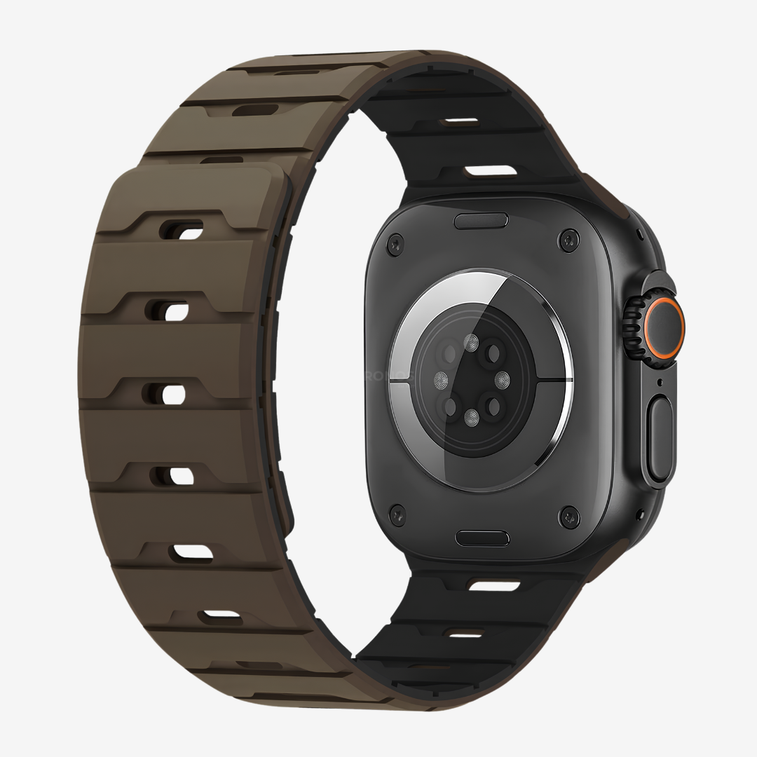 Ventilated Magnetic Band For Apple Watch - Olive Green / 42mm/41mm/40mm - Watch Band