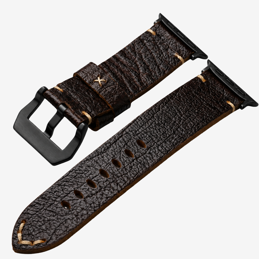 Vintage Horween Leather Strap For Apple Watch - Watch Band