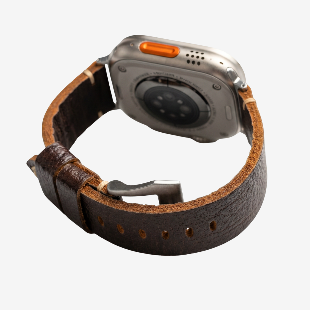 Vintage Horween Leather Strap For Apple Watch - Watch Band