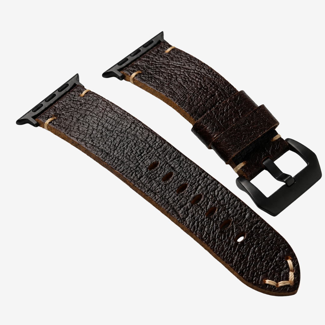 Vintage Horween Leather Strap For Apple Watch - Watch Band
