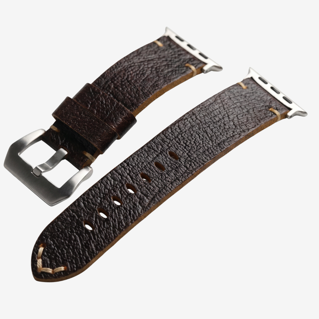 Vintage Horween Leather Strap For Apple Watch - Watch Band