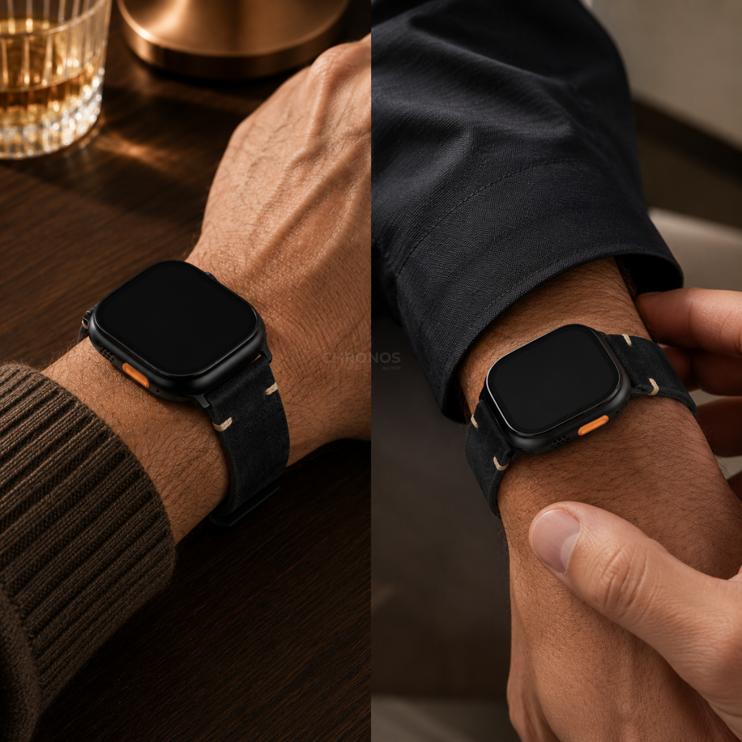 Vintage Leather Band For Apple Watch - Watch Band