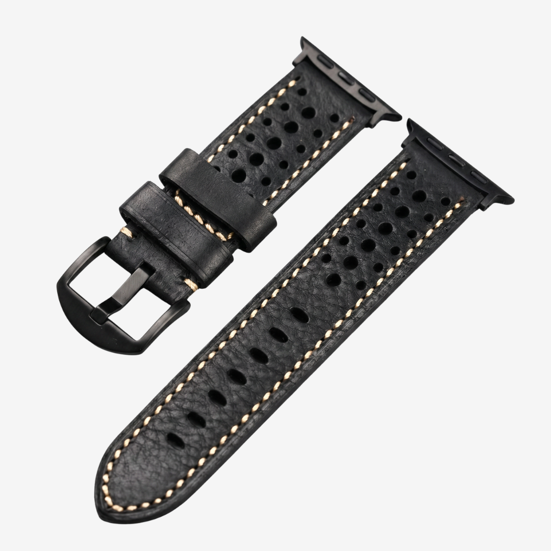 Vintage Racing Leather Band For Apple Watch - Watch Band