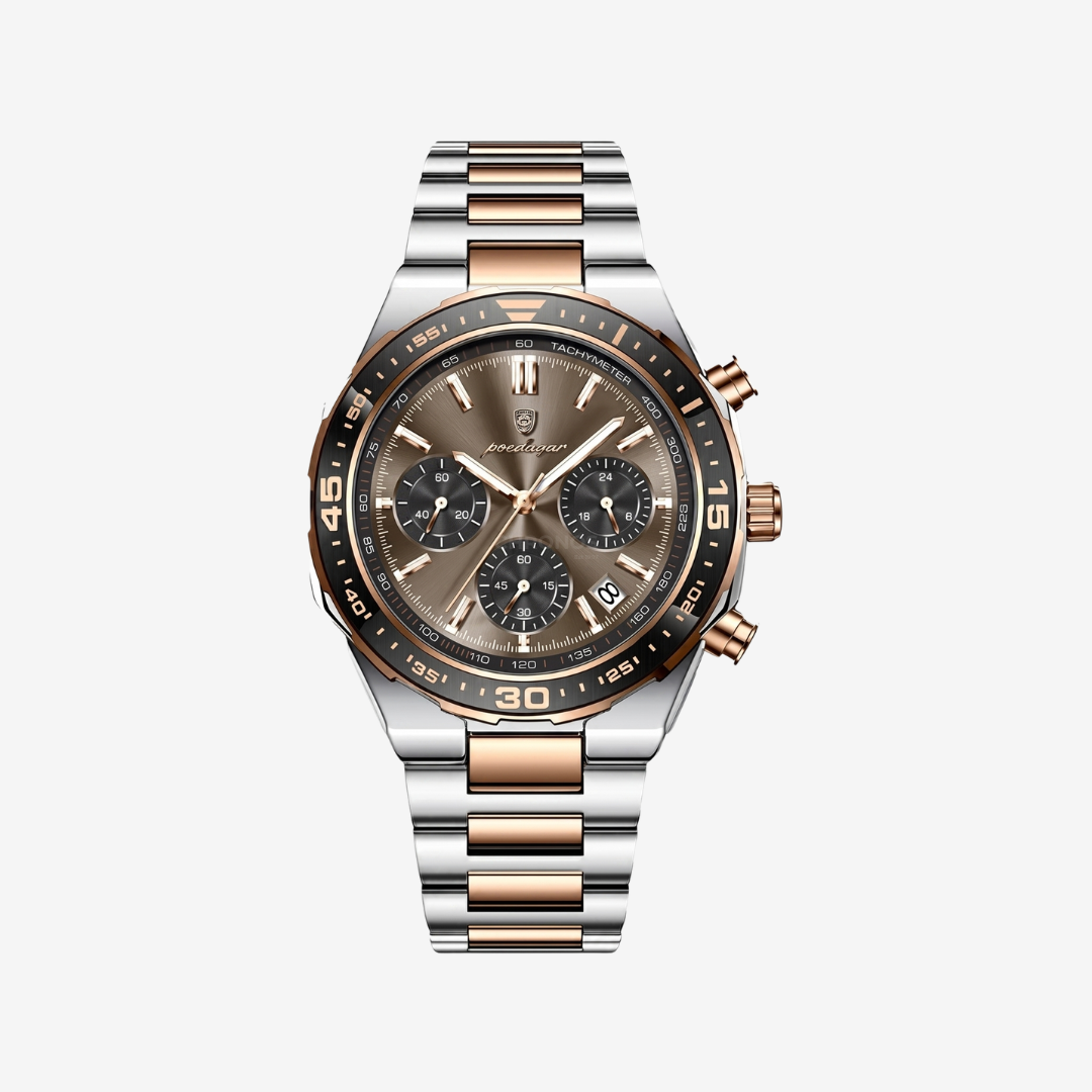 Watch – Alessandria – 42mm - Brown-Rose Gold - Watch