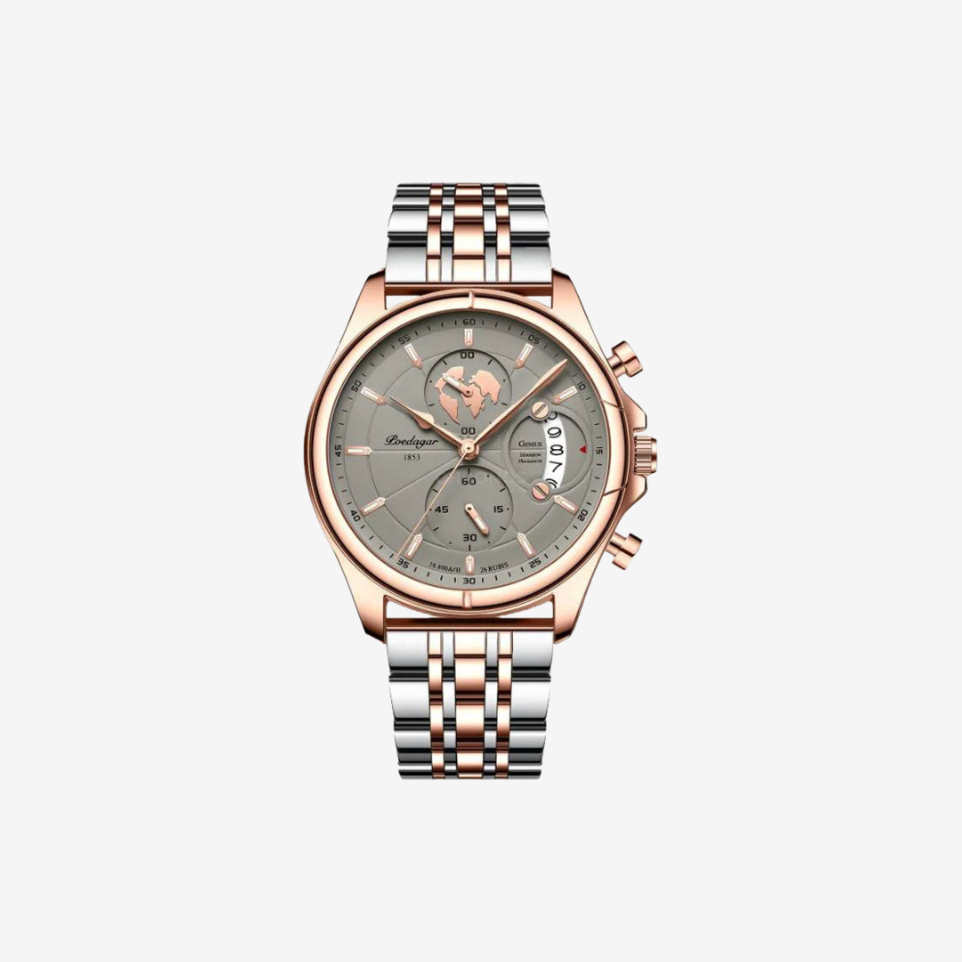 Watch – Avellino – 44mm - Rose Gold Gray - Watch