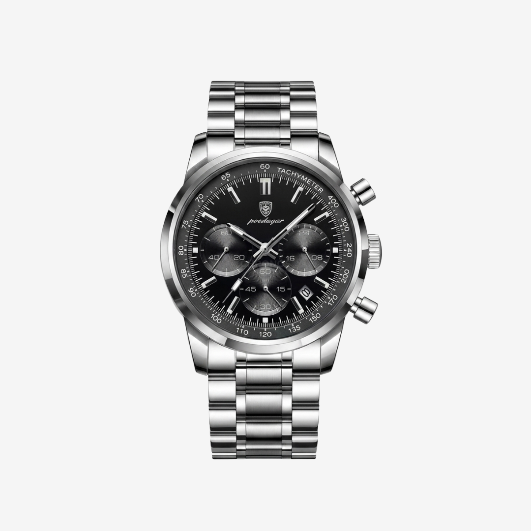 Watch – Benevento – 41mm - Silver Black - Watch