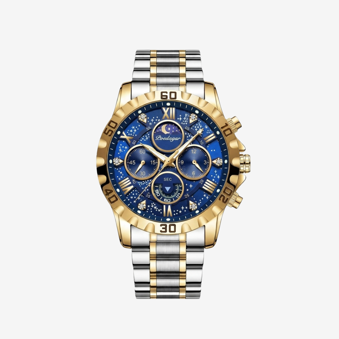 Watch – Biella – 44mm - Gold Blue - Watch