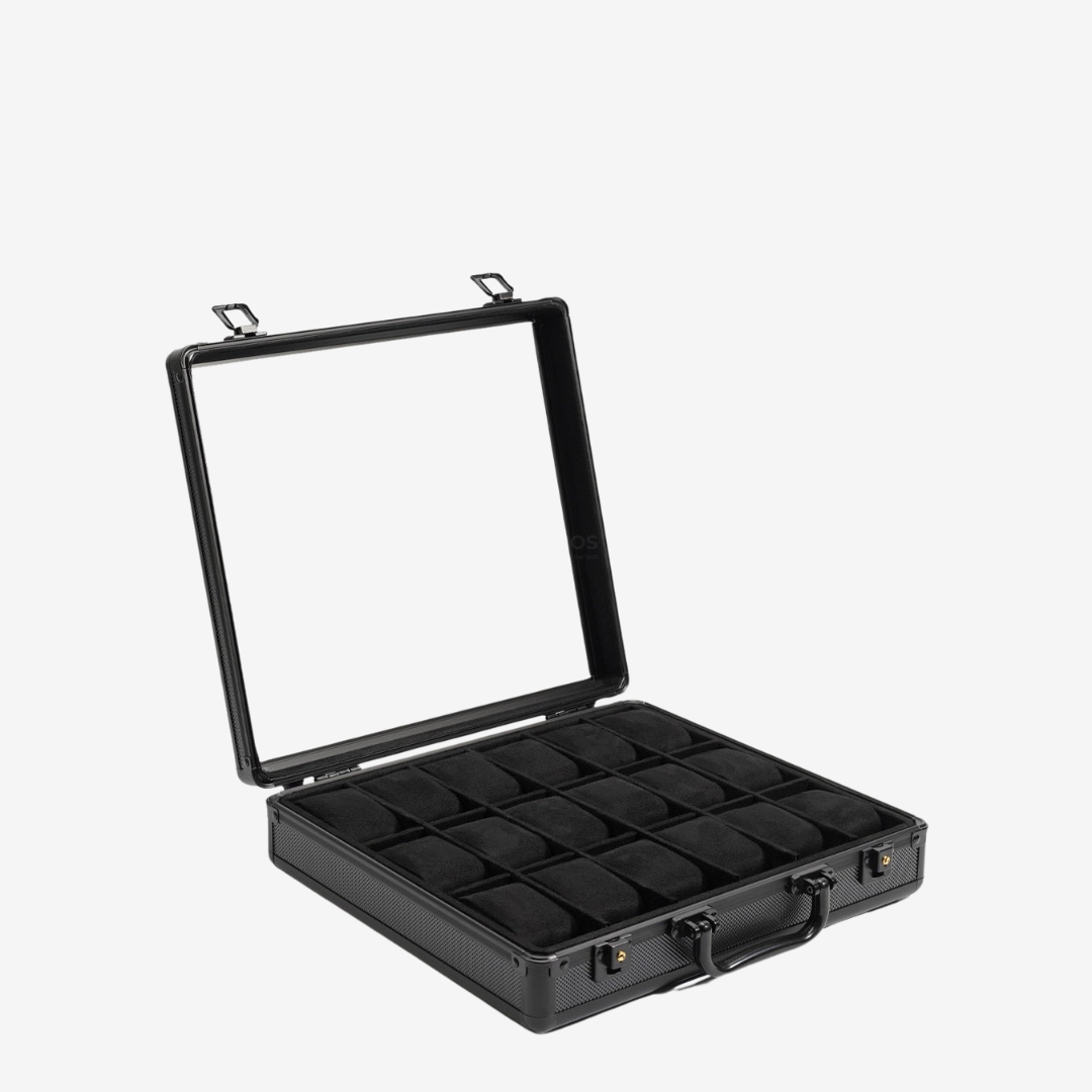 Boîte à montres - Mallette noire