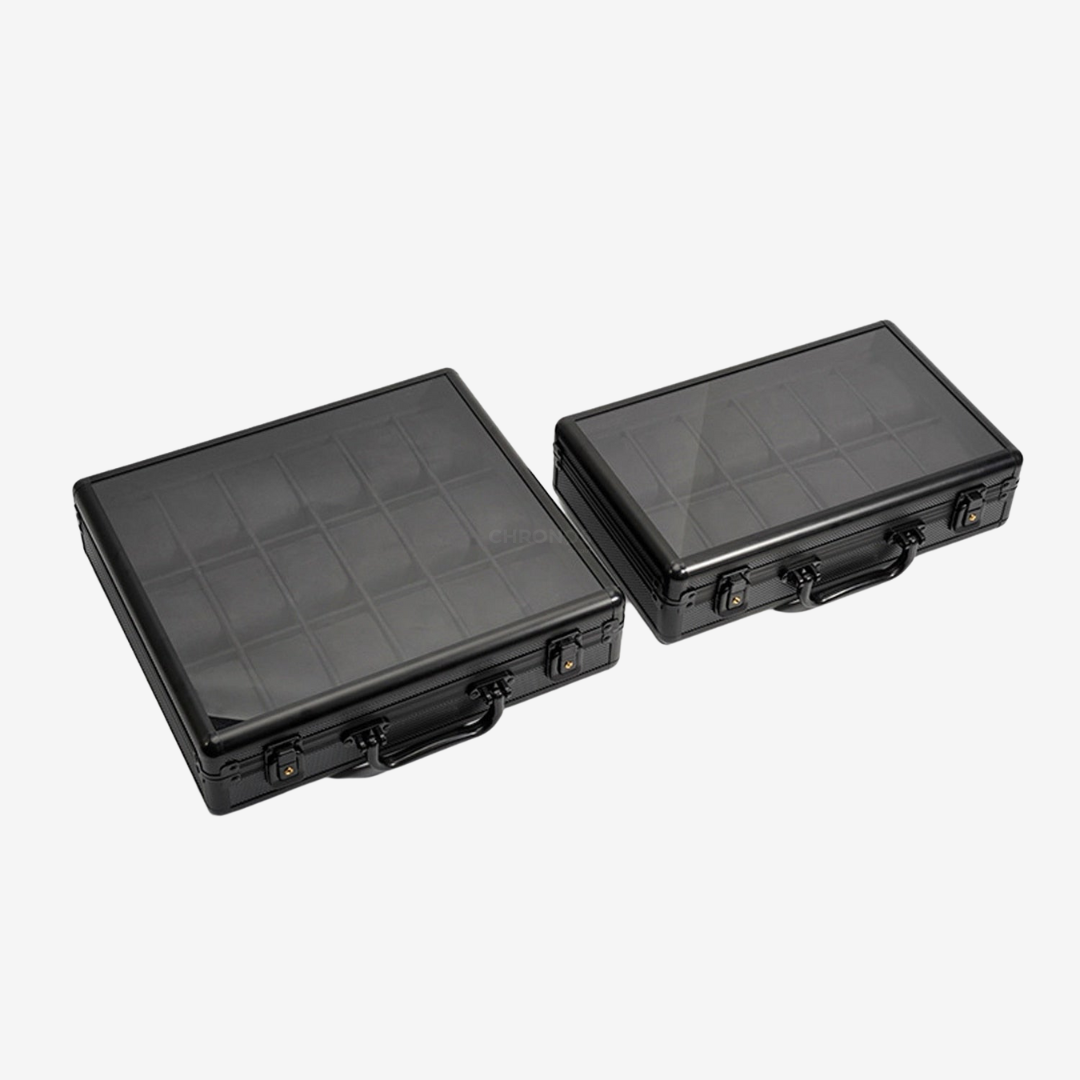 Boîte à montres - Mallette noire