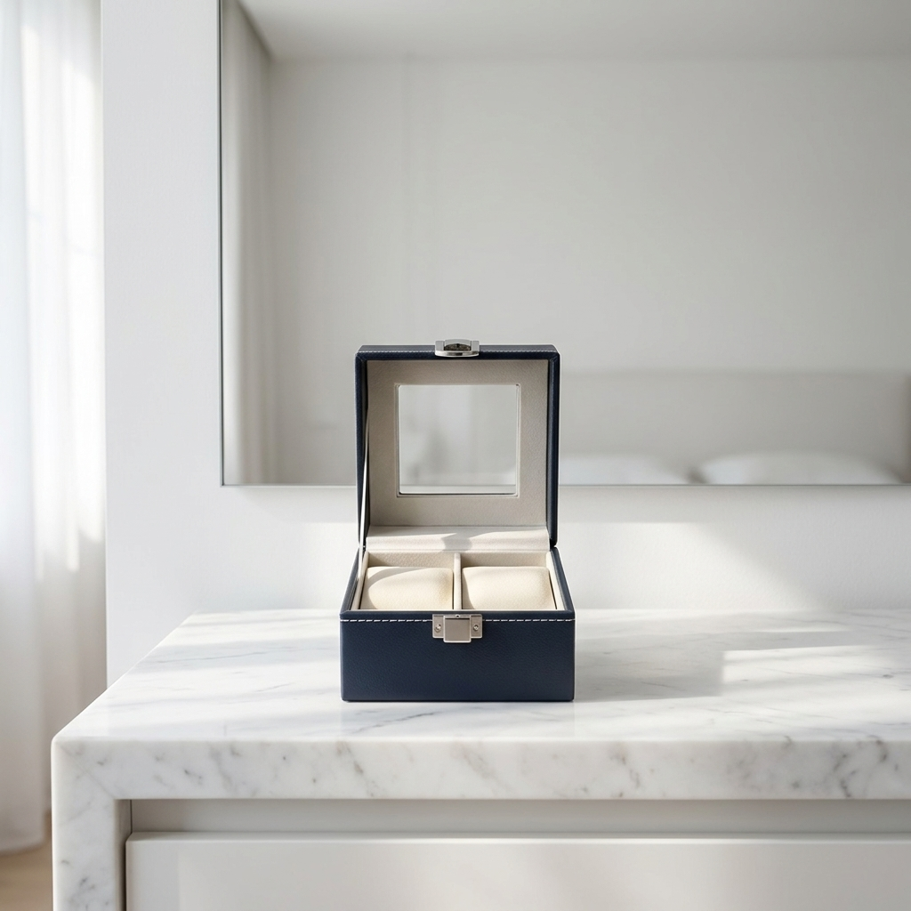 Watch Box – Black Reserve 2 Slots - Watch Box