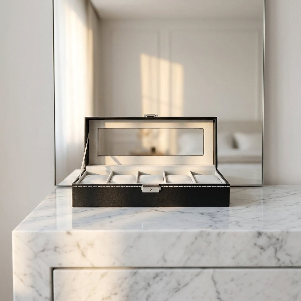 Watch Box – Black Reserve 6 Slots - Watch Box