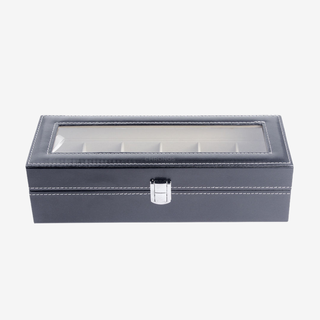 Watch Box – Black Reserve 6 Slots - Watch Box